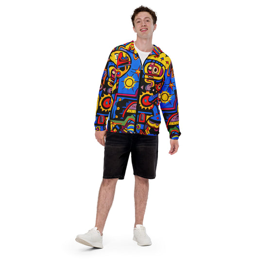 DMV 0235 Psy Art Men’s windbreaker