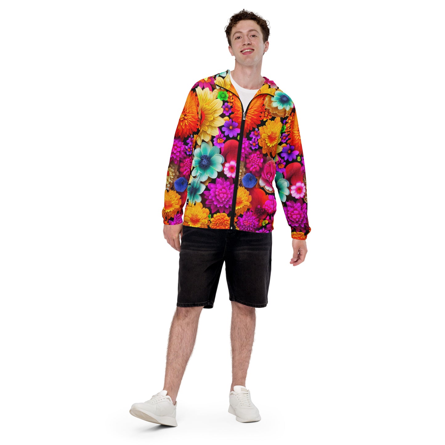 DMV 0238 Floral Men’s windbreaker