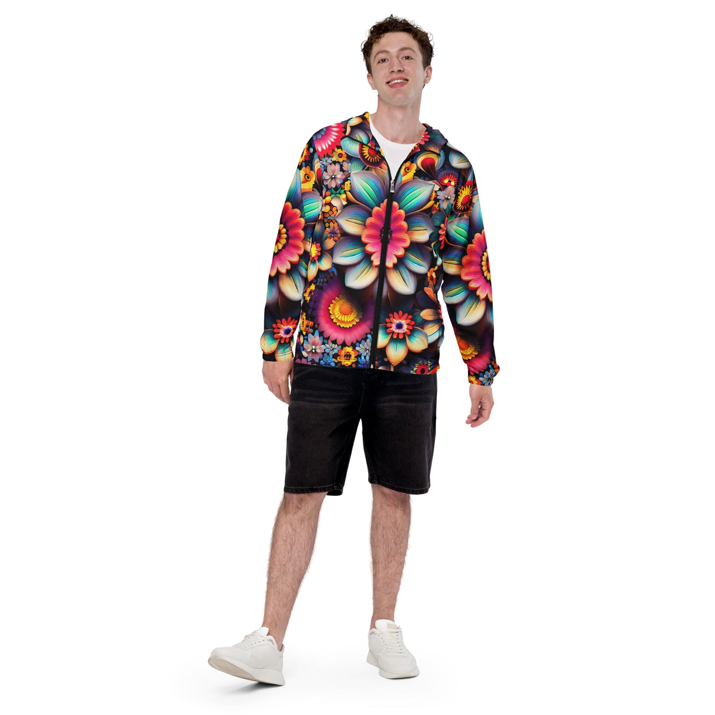 DMV 0219 Floral Men’s windbreaker