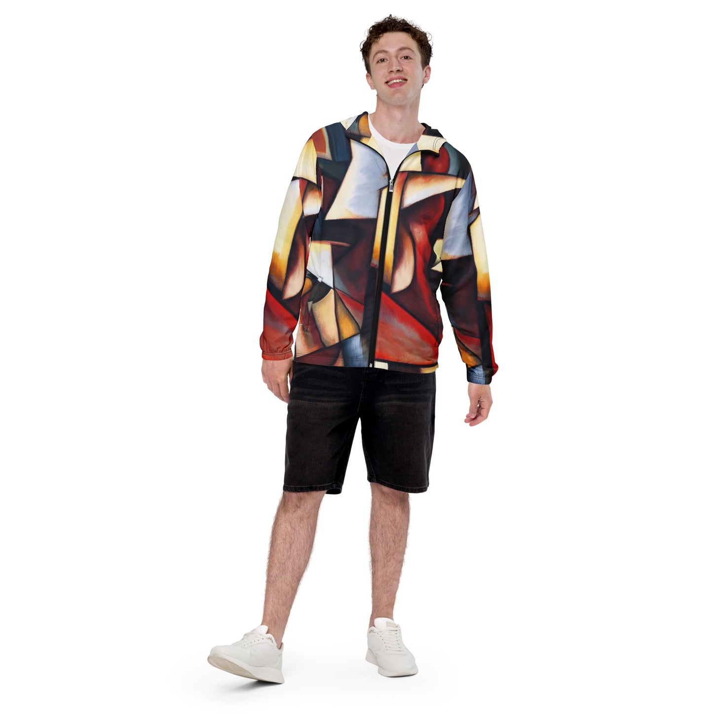 DMV 0067 Abstract Art Men’s windbreaker