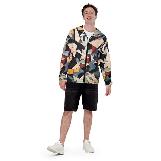 DMV 0047 Abstract Art Men’s windbreaker