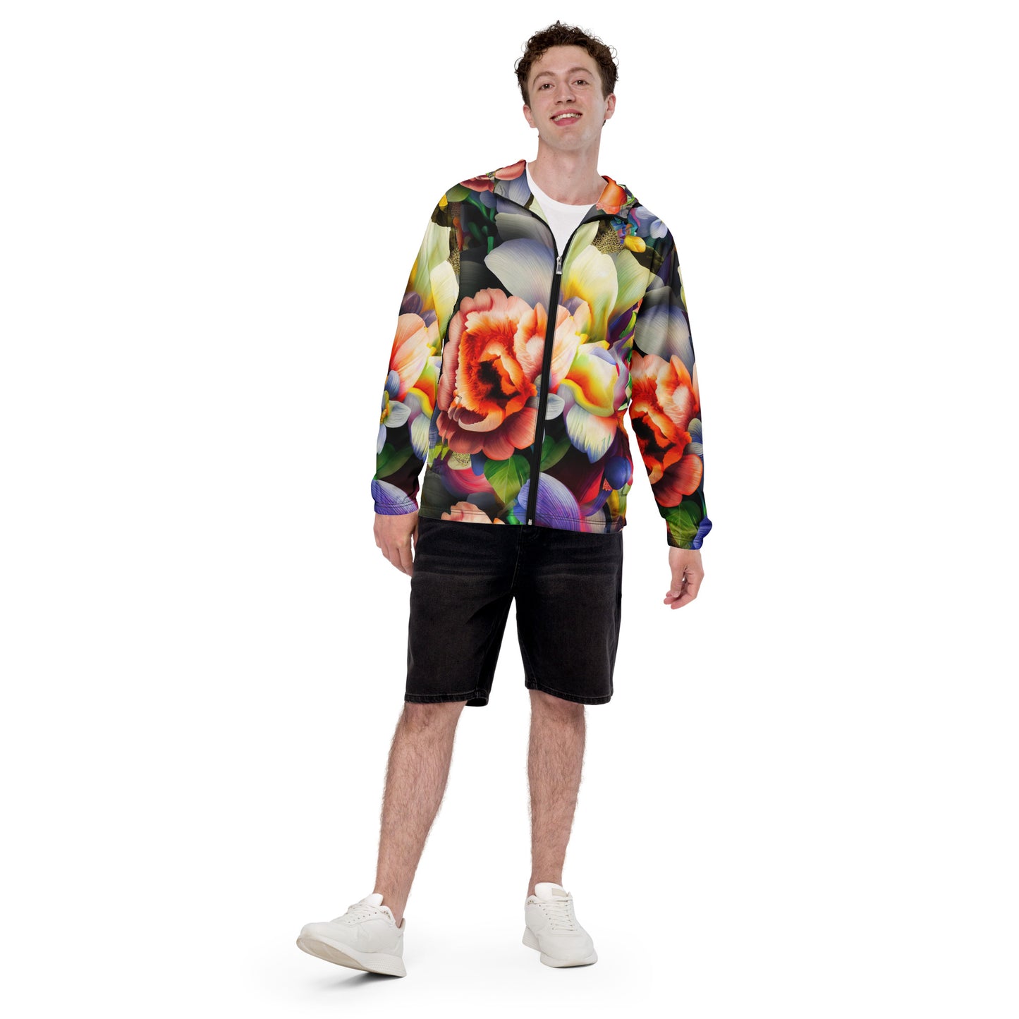 DMV 0081 Floral Men’s windbreaker