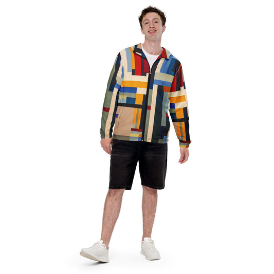 DMV 0072 Abstract Art Men’s windbreaker