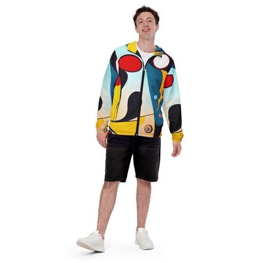 DMV 0037 Retro Art Men’s windbreaker