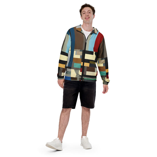 DMV 0008 Abstract Art Men’s windbreaker