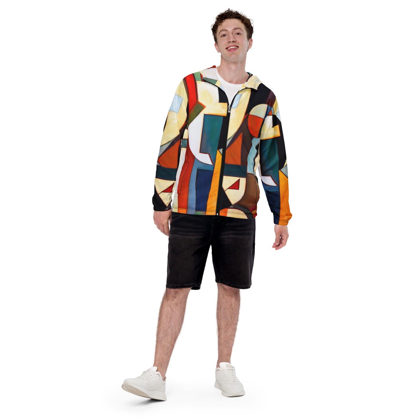 DMV 0025 Abstract Art Men’s windbreaker