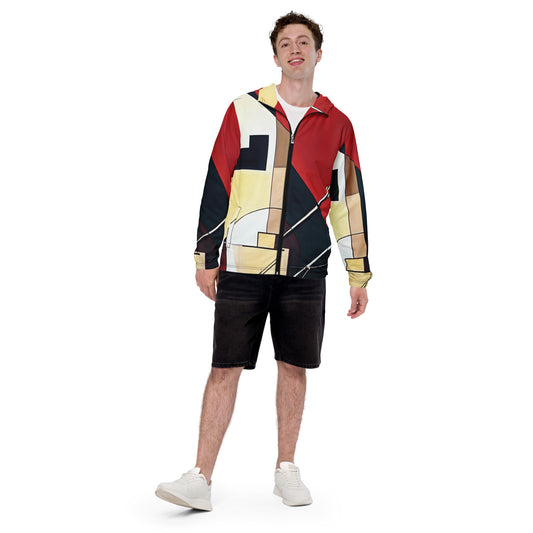 DMV 0061 Abstract Art Men’s windbreaker