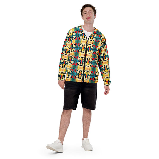 DMV 0044 Vintage Artsy Men’s windbreaker