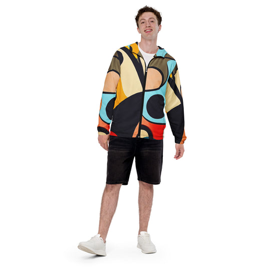 DMV 0130 Retro Art Men’s windbreaker