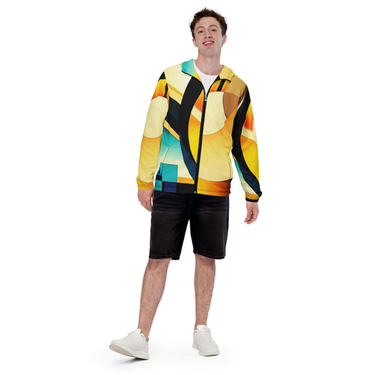 DMV 0222 Retro Art Men’s windbreaker