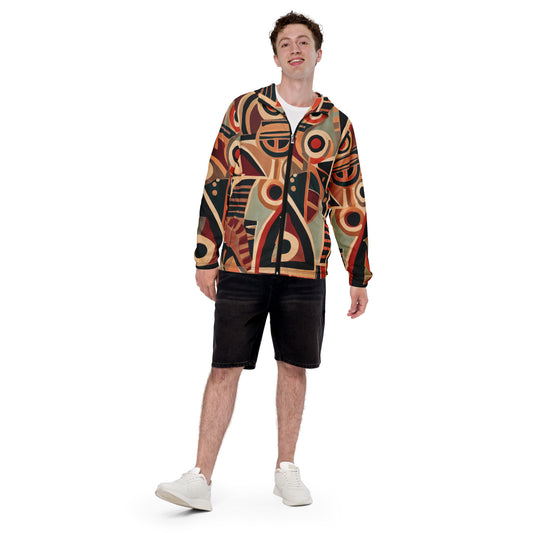 DMV 0217 Retro Art Men’s windbreaker