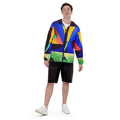 DMV 0255 Retro Art Men’s windbreaker