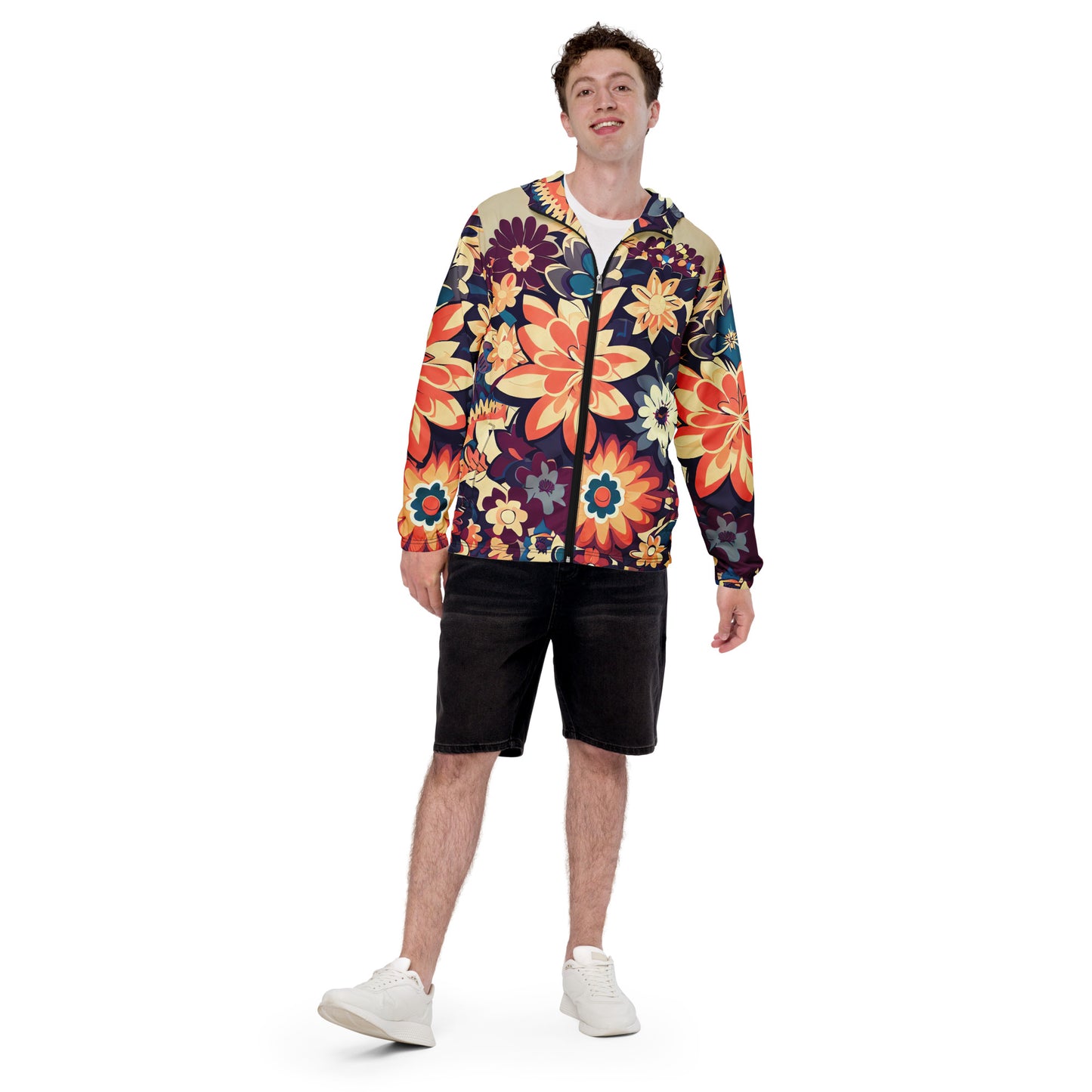 DMV 0253 Floral Men’s windbreaker