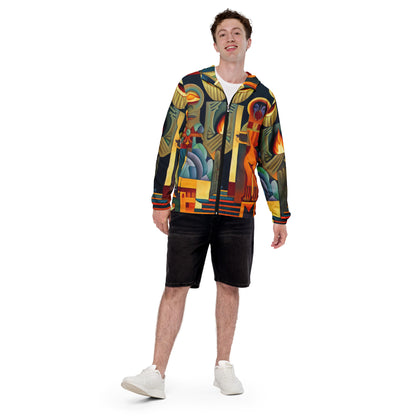 DMV 0237 Retro Art Men’s windbreaker