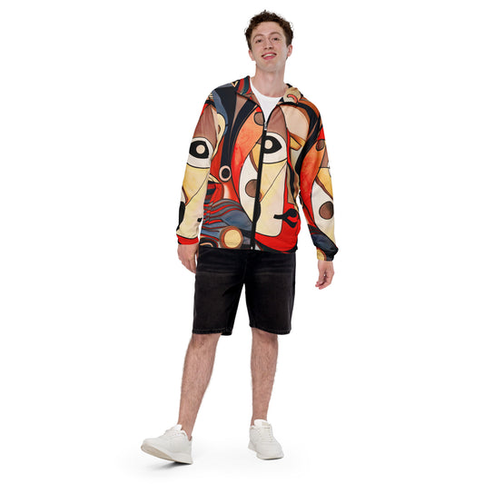 DMV 0214 Retro Art Men’s windbreaker