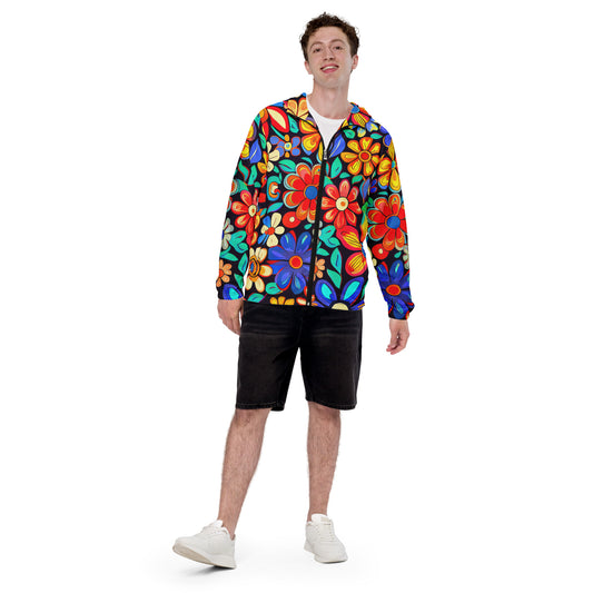 DMV 0257 Floral Men’s windbreaker