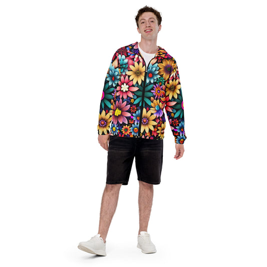 DMV 0265 Floral Men’s windbreaker