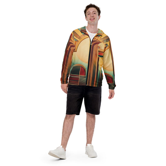 DMV 0165 Retro Art Men’s windbreaker