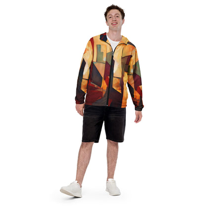 DMV 0251 Abstract Art Men’s windbreaker