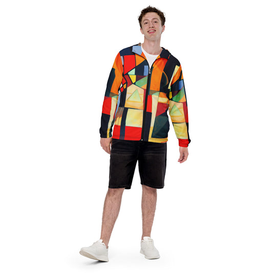 DMV 0096 Abstract Art Men’s windbreaker