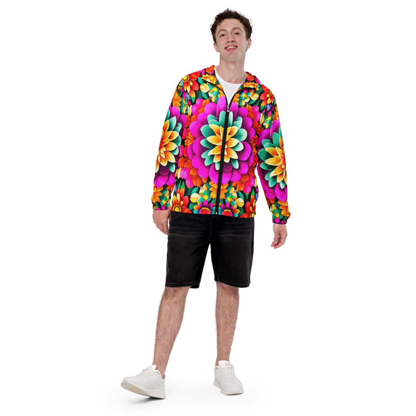 DMV 0250 Floral Men’s windbreaker