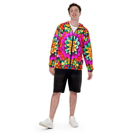 DMV 0250 Floral Men’s windbreaker