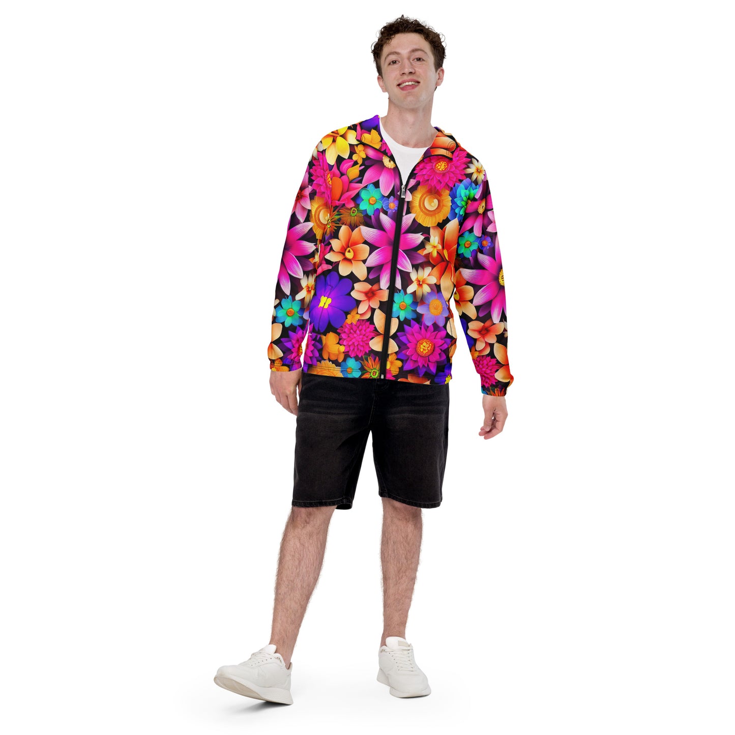 DMV 0136 Floral Men’s windbreaker