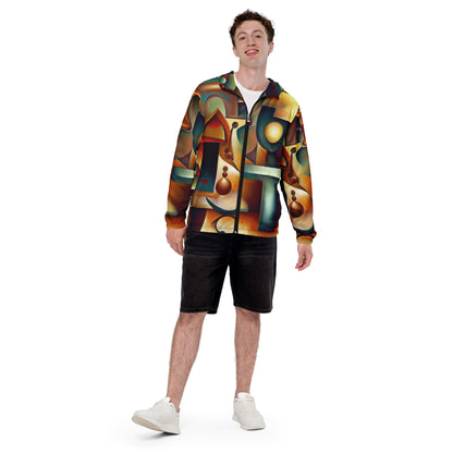 DMV 0143 Retro Art Men’s windbreaker