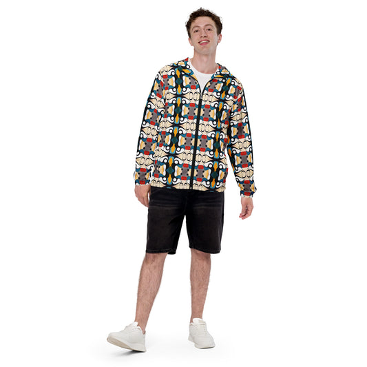 DMV 0139 Vintage Artsy Men’s windbreaker