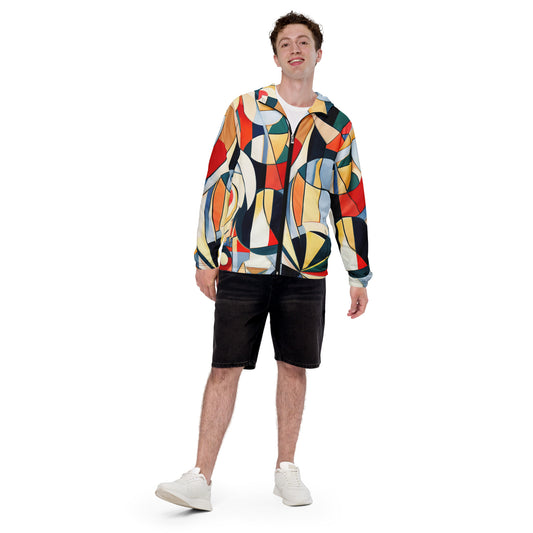 DMV 0144 Abstract Art Men’s windbreaker