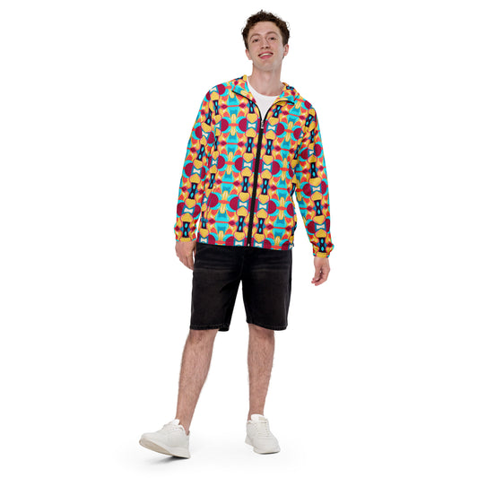 DMV 0134 Vintage Artsy Men’s windbreaker