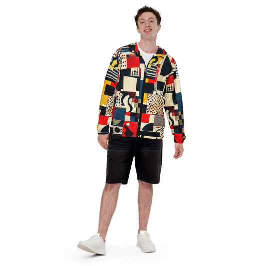 DMV 0141 Retro Art Men’s windbreaker