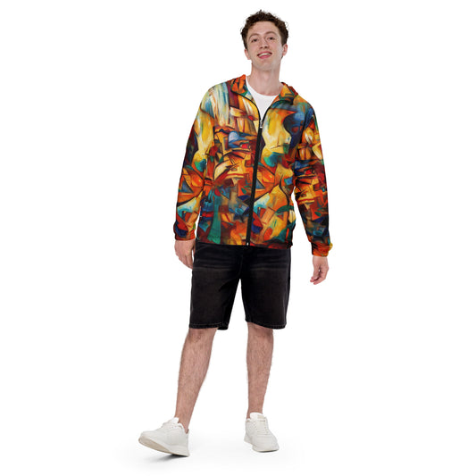 DMV 0416 Abstract Art Men’s windbreaker