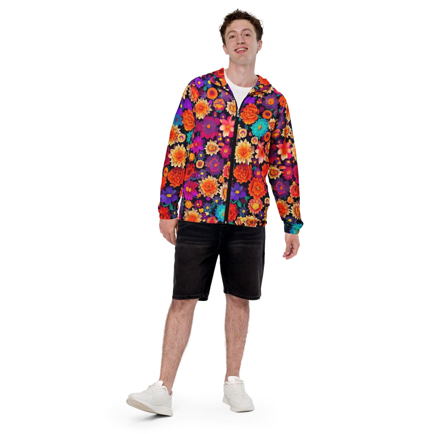 DMV 0192 Floral Men’s windbreaker