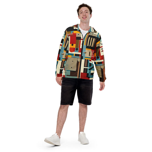 DMV 0413 Abstract Art Men’s windbreaker