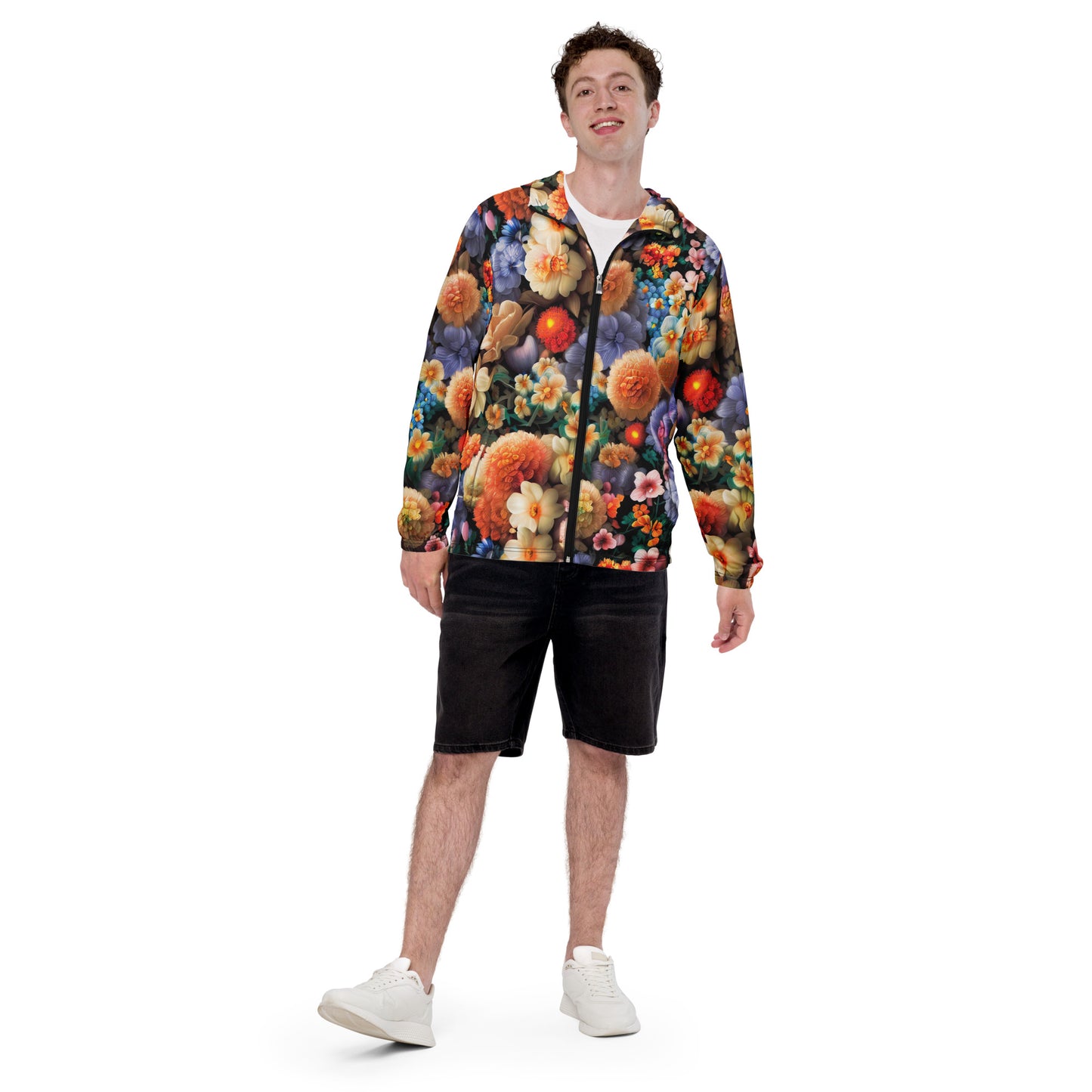 DMV 0302 Floral Men’s windbreaker