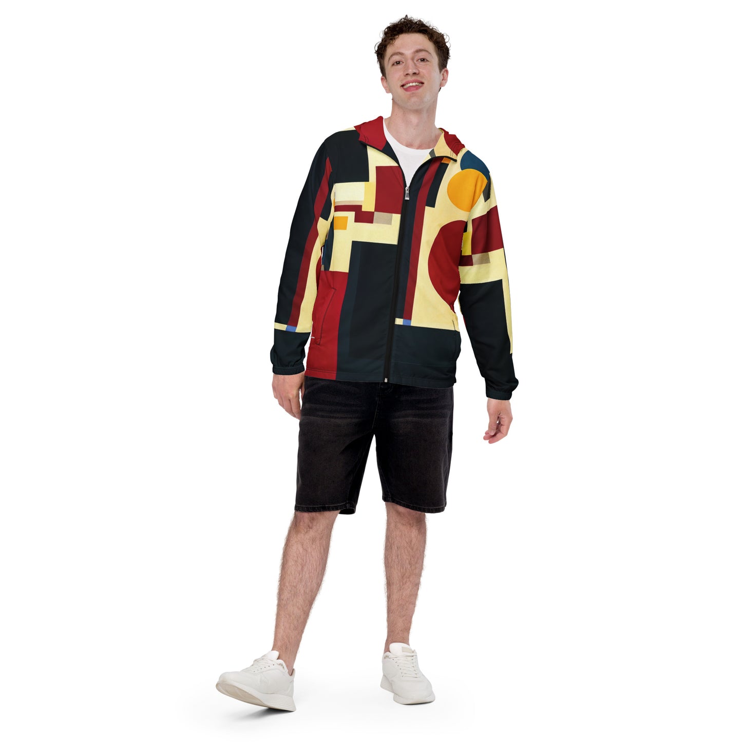 DMV 0205 Abstract Art Men’s windbreaker