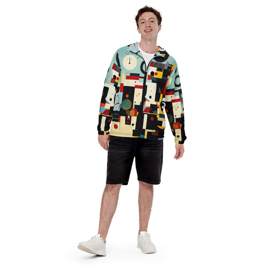 DMV 0152 Retro Art Men’s windbreaker