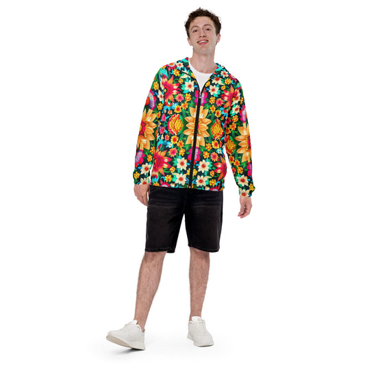 DMV 0193 Floral Men’s windbreaker