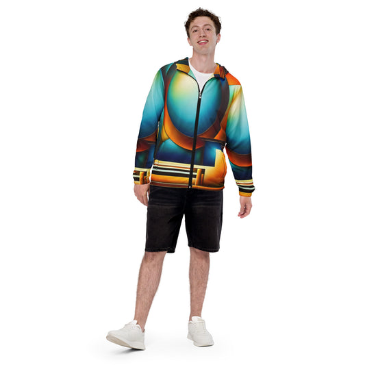 DMV 0151 Retro Art Men’s windbreaker