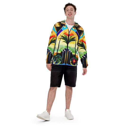 DMV 0258 Retro Art Men’s windbreaker