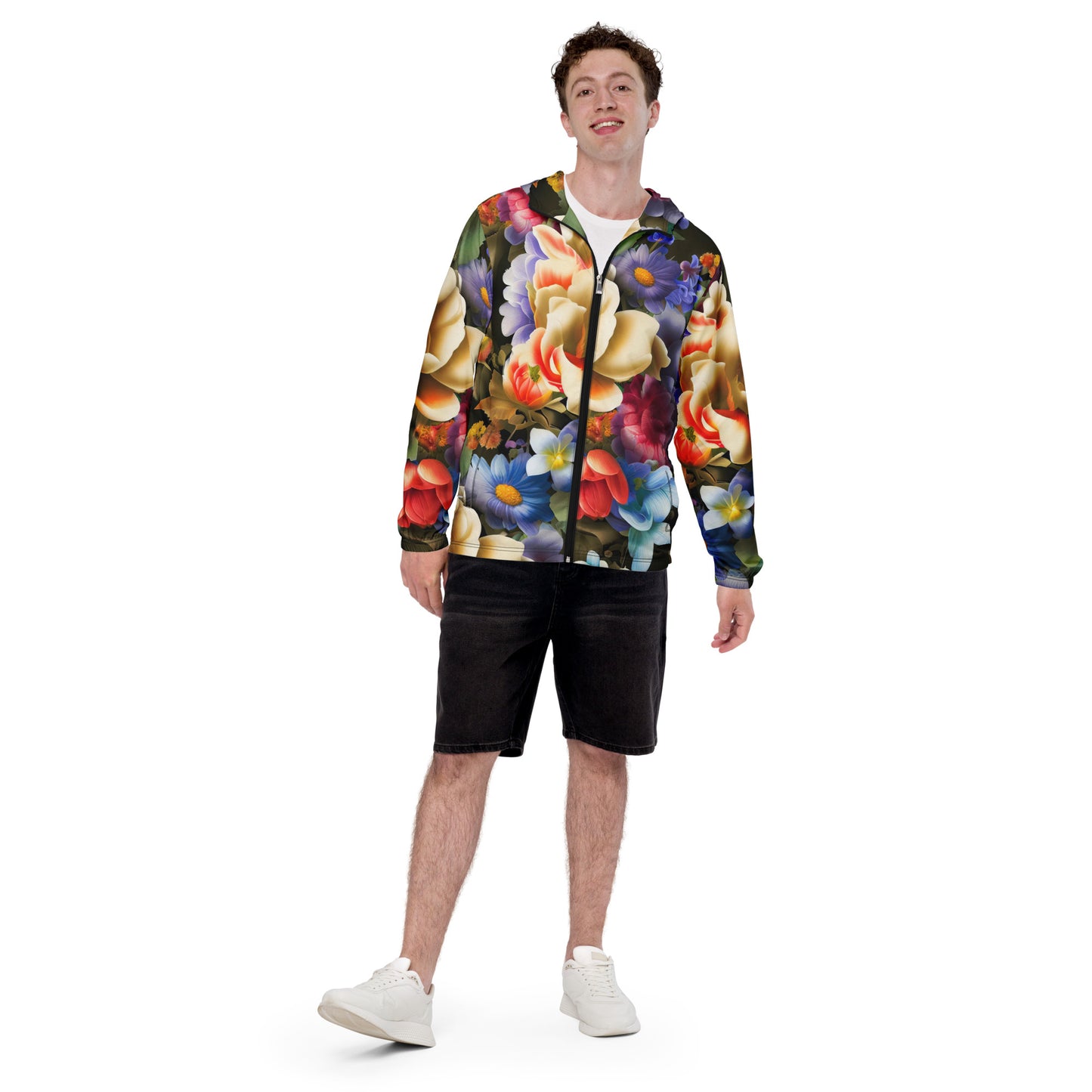 DMV 0268 Floral Men’s windbreaker