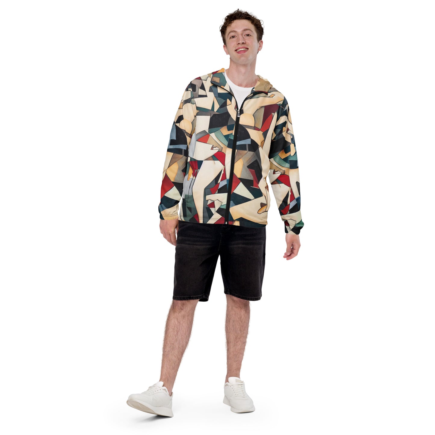 DMV 0508 Abstract Art Men’s windbreaker