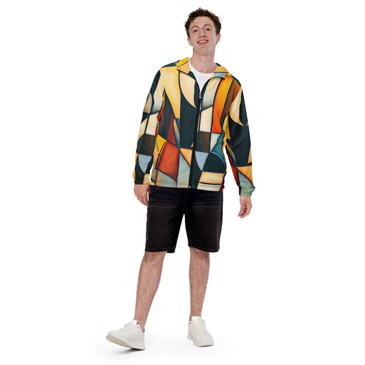 DMV 0433 Abstract Art Men’s windbreaker