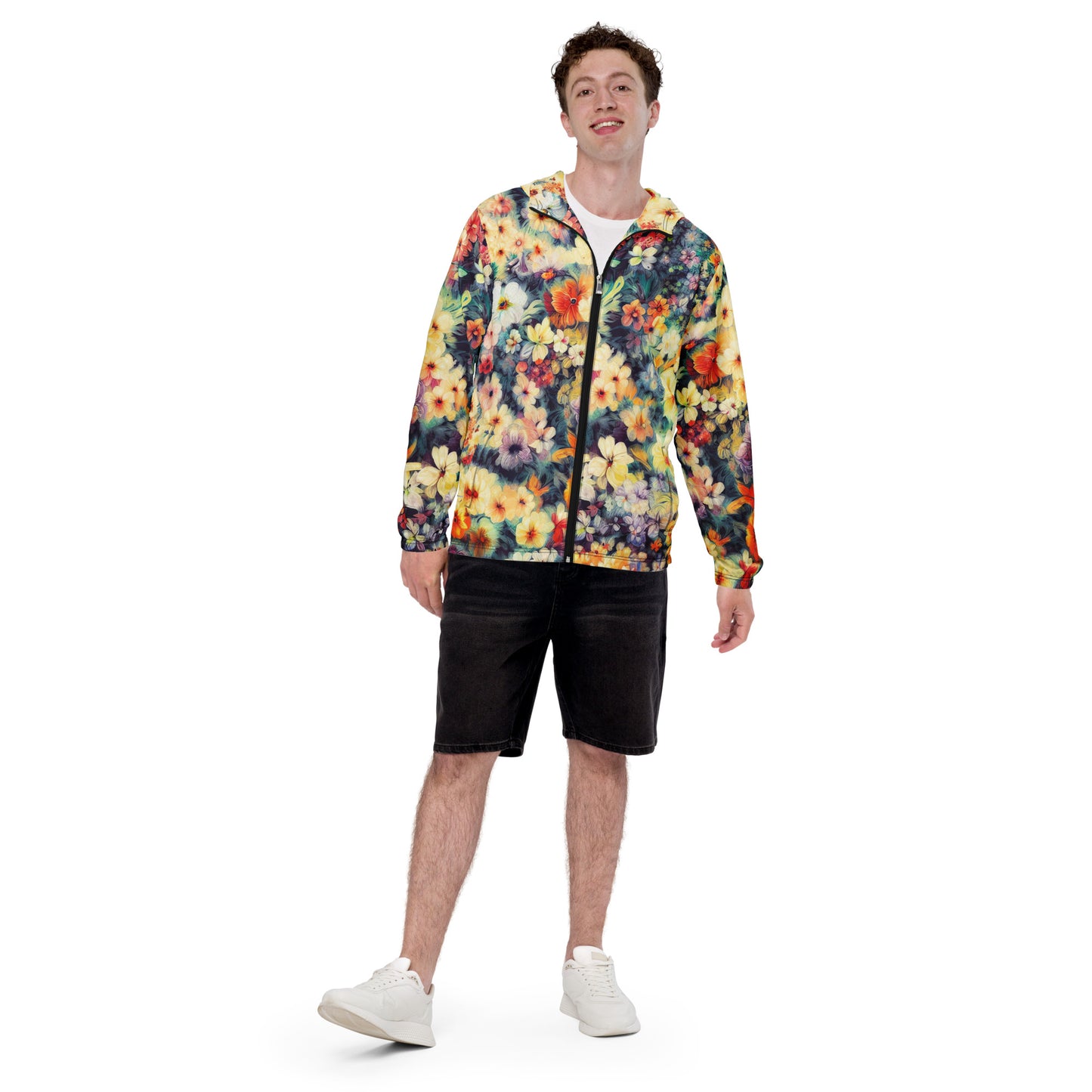 DMV 0513 Floral Men’s windbreaker