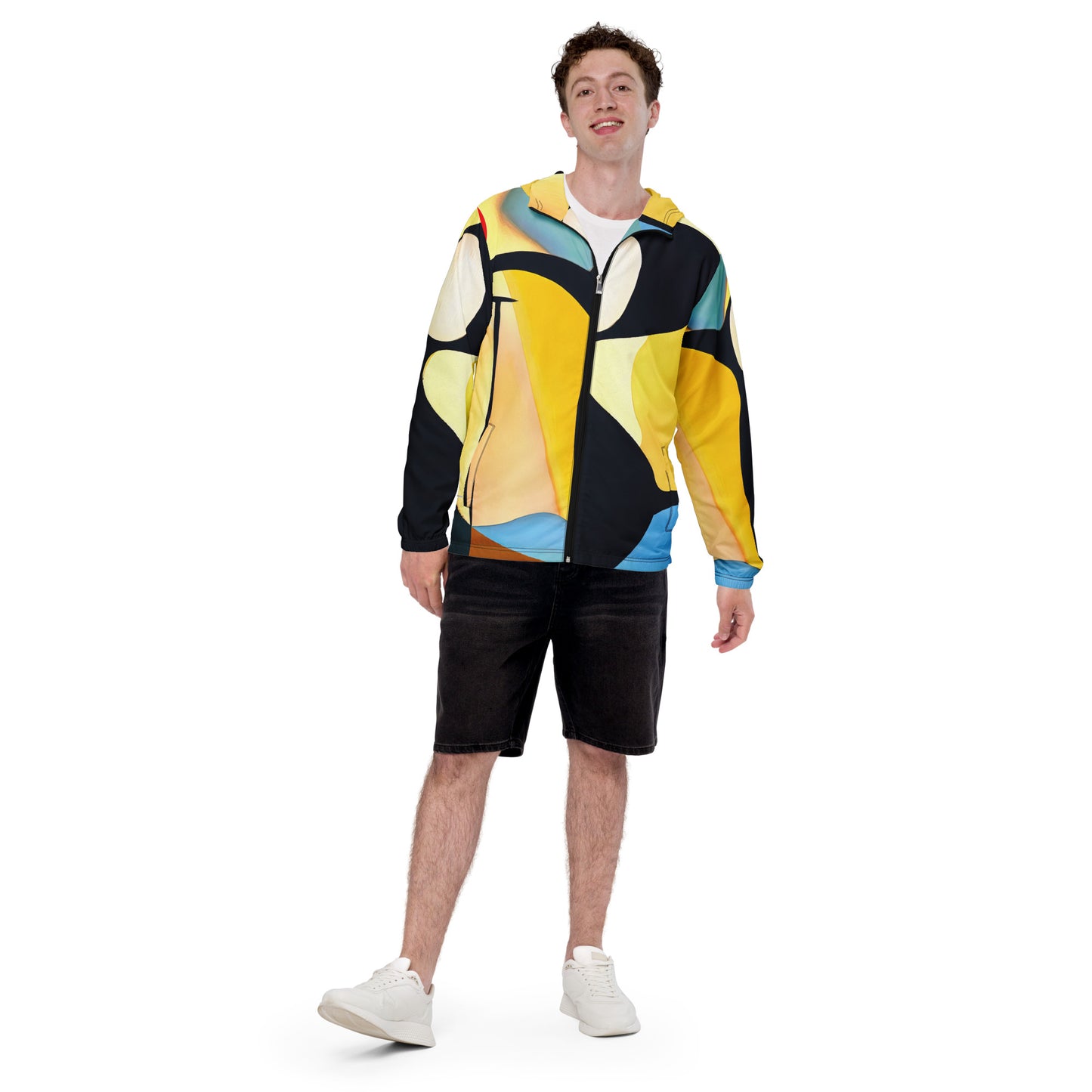 DMV 0880 Retro Art Men’s windbreaker