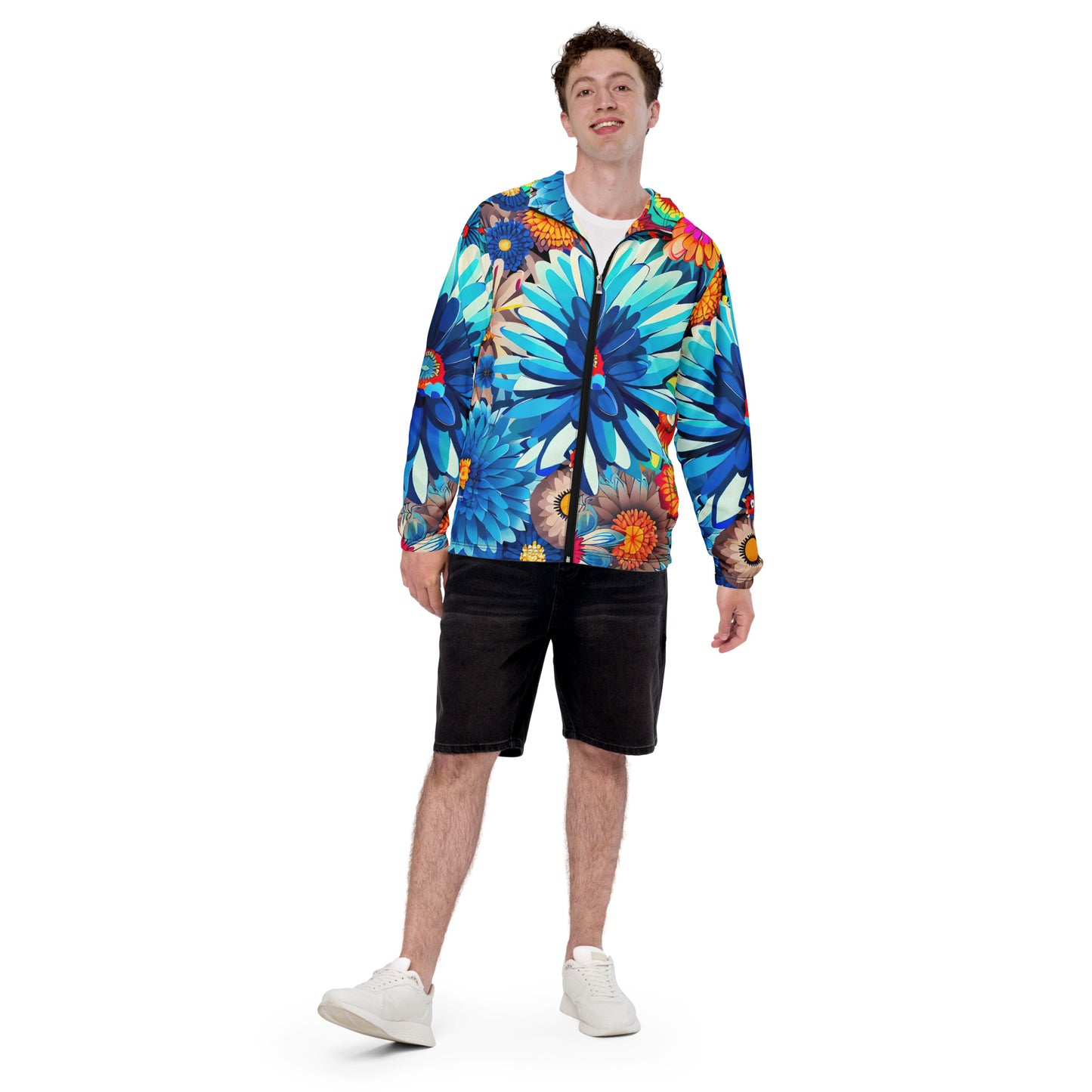 DMV 0448 Floral Men’s windbreaker