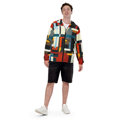 DMV 1543 Abstract Art Men’s windbreaker