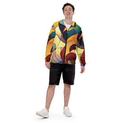 DMV 1551 Abstract Art Men’s windbreaker