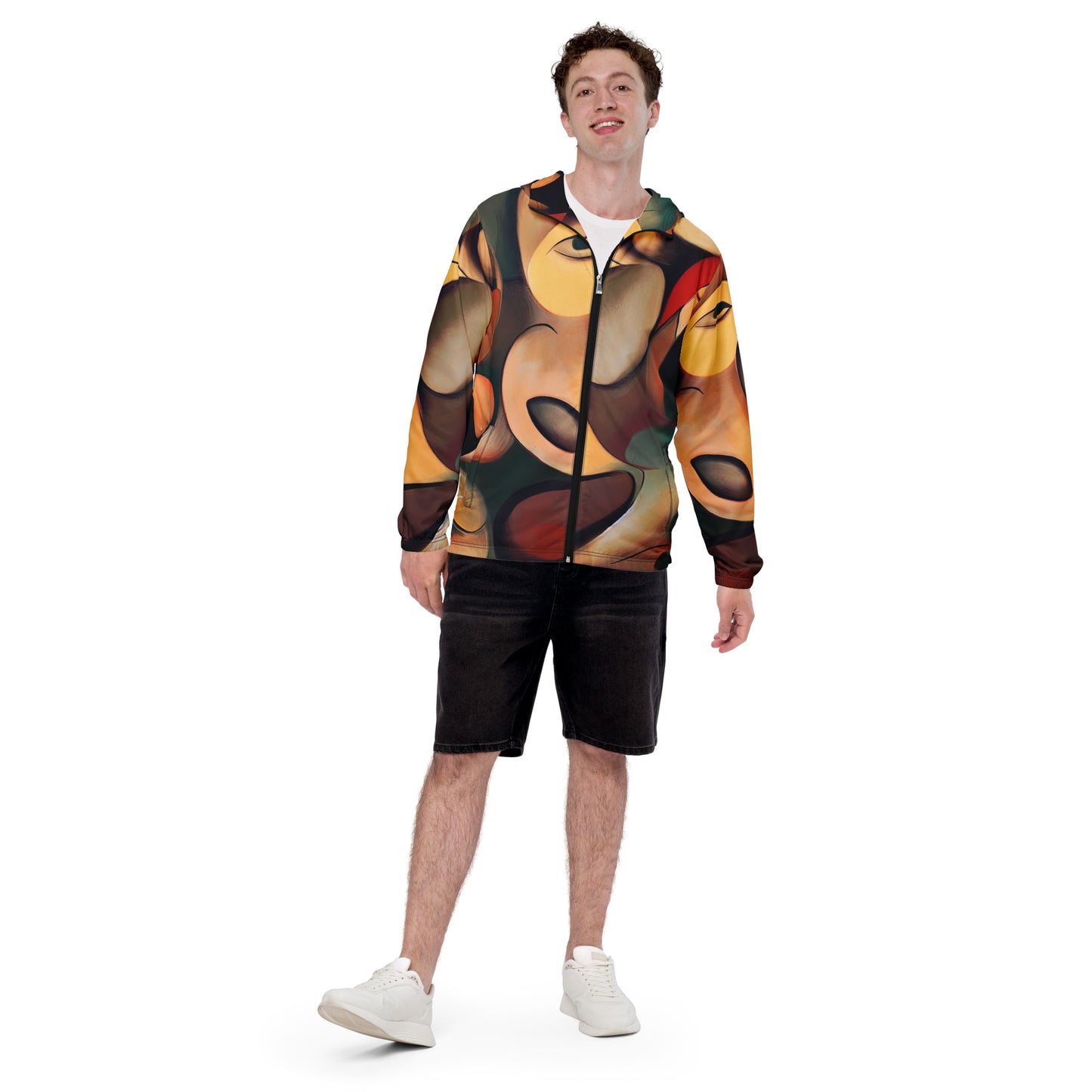 DMV 2016 Abstract Art Men’s windbreaker